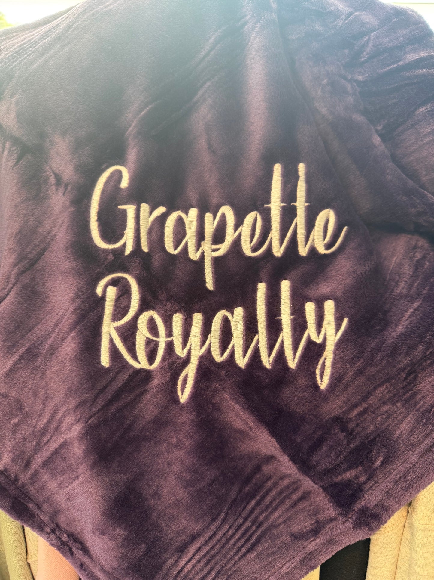 Grapette Royalty Blanket