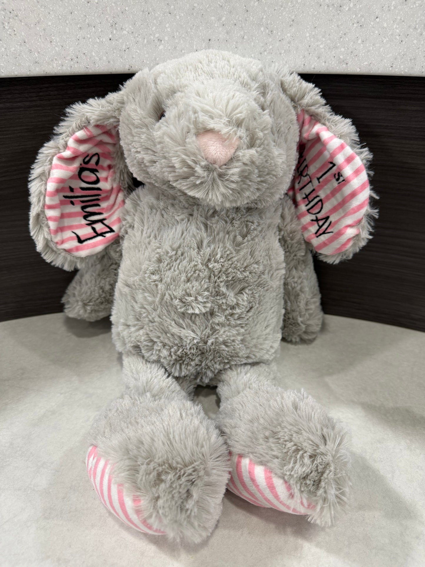 Embroidered Baby Stat Bunny Ears