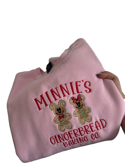 Minnie Gingerbread Crewneck