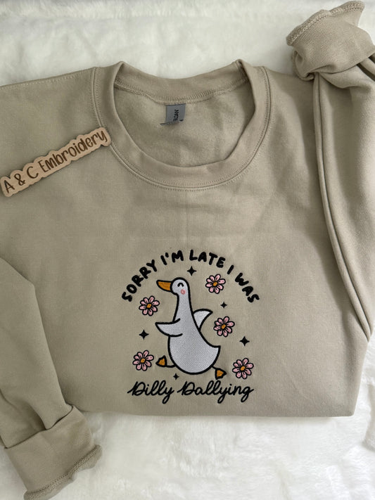 Dilly Dallying Goose