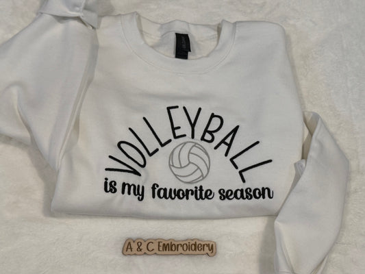 Volleyball is My Favorite Season Crewneck